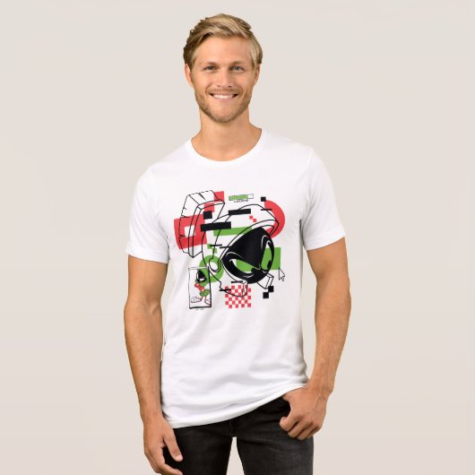 T-shirt En Tri-matière MARVIN THE MARTIAN™ Glitch (Recto plein)