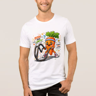 T-shirt En Tri-matière Mascotte de motivation fitness pour bataille de co