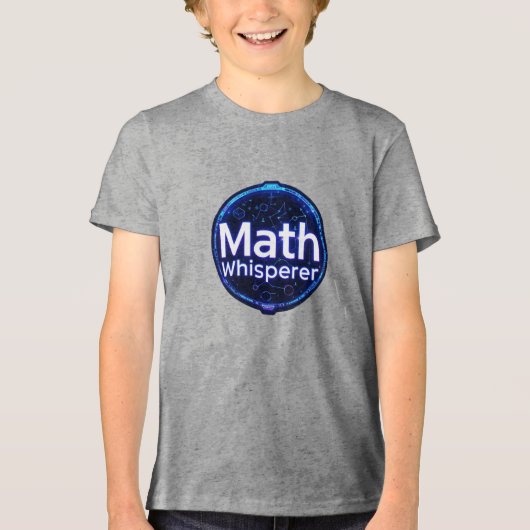 T-shirt En Tri-matière Math Enseignant Math Whisperer (Recto)