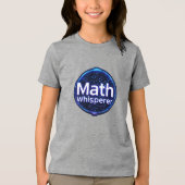 T-shirt En Tri-matière Math Enseignant Math Whisperer (Recto)