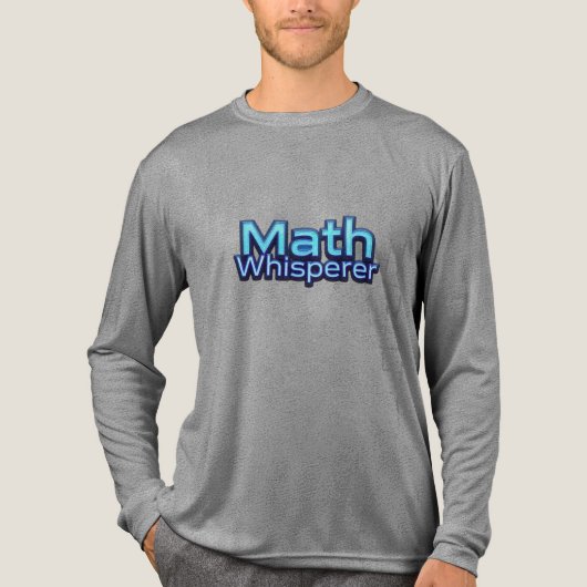 T-shirt En Tri-matière Math Whispere (Recto)