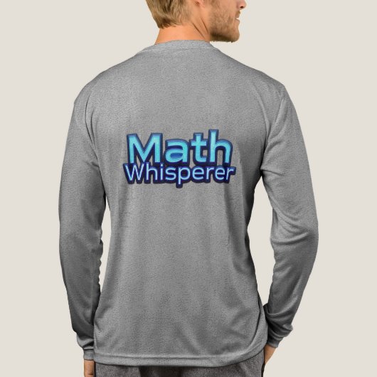 T-shirt En Tri-matière Math Whispere (Verso)
