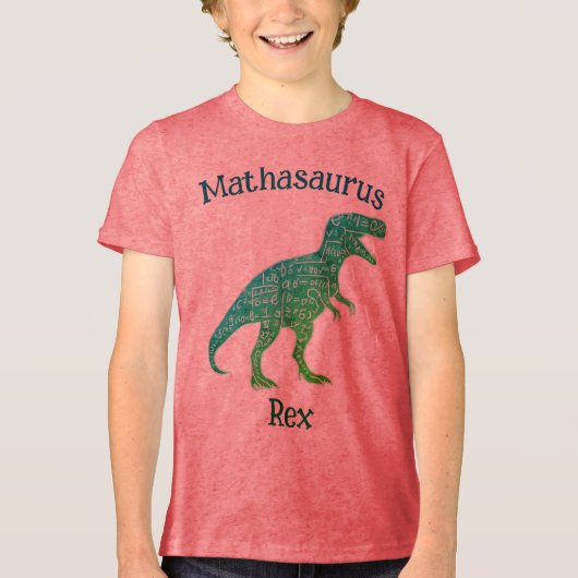 T-shirt En Tri-matière Mathasaurus Rex (Recto)