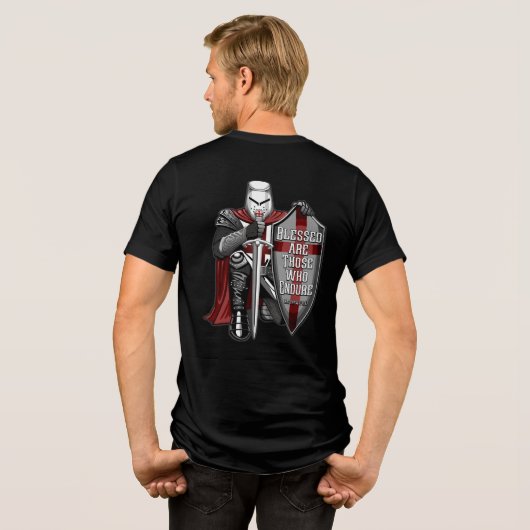 T-shirt En Tri-matière Matthieu 24:13 (Verso intégral)
