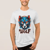 T-shirt En Tri-matière Mecha Wolf Graphic Double Print (Recto)