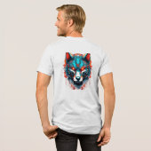 T-shirt En Tri-matière Mecha Wolf Graphic Double Print (Évier)
