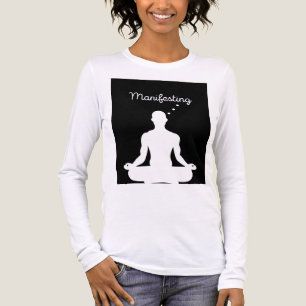 T-shirt En Tri-matière Méditation manifeste Visuel pour les vibrations po
