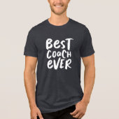 T-shirt En Tri-matière Meilleur entraîneur jamais une équipe de sport mod (Recto)