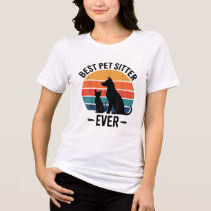 T-shirt En Tri-matière Meilleur Garde de Chien Drôle Cadeau de Soins pour