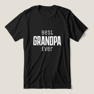 T-shirt En Tri-matière Meilleur grand-père que jamais script personnalisé