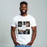 T-shirt En Tri-matière Meilleur Père jamais | Fête des pères 6 Collage ph<br><div class="desc">Célébrez la Fête des pères avec un cadeau qui capture l'essence de l'amour familial et des souvenirs chéris. Notre T-Shirt Collage photo Best Father Ever est doté d'une grille de collage de 6 photos personnalisées, parfaite pour montrer vos photos de famille spéciales et des moments inoubliables avec papa. Le design...</div>