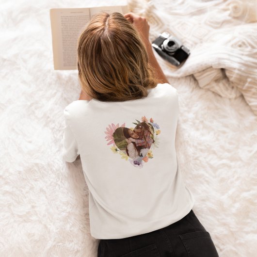 T-shirt En Tri-matière Meilleure maman jamais | Blooming Fleur sauvage He