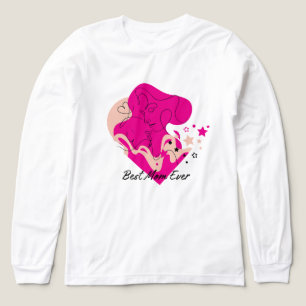 T-shirt En Tri-matière Meilleure Maman Jamais Design Coloré