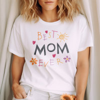 Meilleure maman jamais | Fun Colorful Clipart Fête