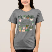 T-shirt En Tri-matière Meilleure maman Plante du monde aquarelle Plante p (Recto)