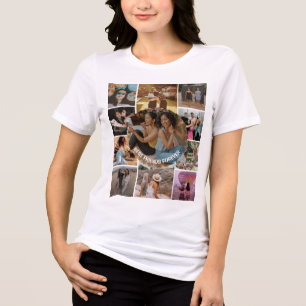 T-shirt En Tri-matière Meilleures Amies Pour Toujours 11 Collage De Photo