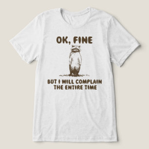 T-shirt En Tri-matière Mème de plainte de raton laveur drôle