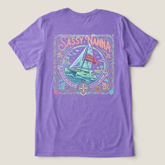 T-shirt En Tri-matière Mémé Sassy (Design Verso)