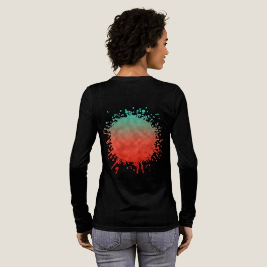 T-shirt En Tri-matière Mémoire Coral Sky (Verso complet)