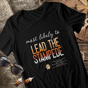 T-shirt En Tri-matière Mènez la Stampede Bachelorette ID1156
