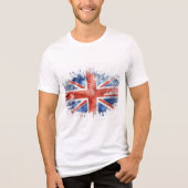 T-shirt En Tri-matière Mens union jack t shirt (Recto)