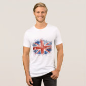 T-shirt En Tri-matière Mens union jack t shirt (Recto plein)