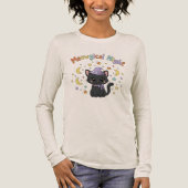 T-shirt En Tri-matière Meowgical Night Cute Halloween (Recto)