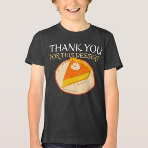 T-shirt En Tri-matière Merci pour cette tarte de Thanksgiving pour enfant