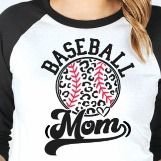 T-shirt En Tri-matière Mère de baseball sauvage Leopard Tee