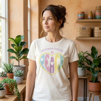 T-shirt En Tri-matière Mères Choisissent la Paix du Cœur