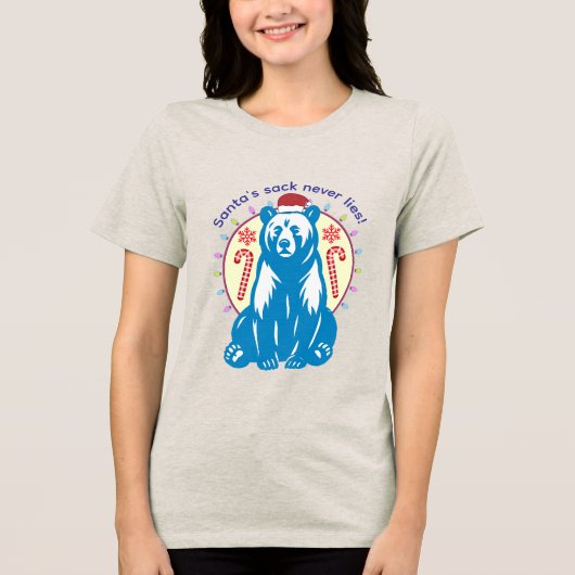 T-shirt En Tri-matière Merry Christmas (Recto)