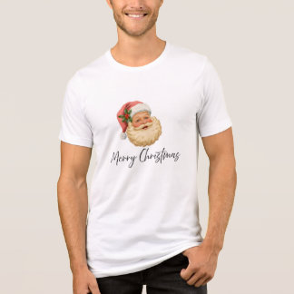 T-shirt En Tri-matière Merry Christmas T-Shirt | Vintage Santa Claus Tee