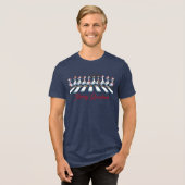 T-shirt En Tri-matière Merry Quackers Christmas Duck Funny Festive (Recto plein)