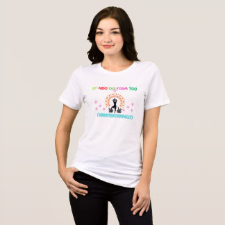 T-shirt En Tri-matière Mes enfants font du yoga aussi (sans le vouloir)