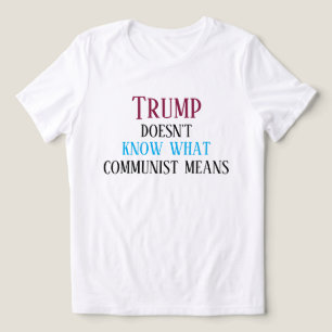 T-shirt En Tri-matière Message anti-MAGA