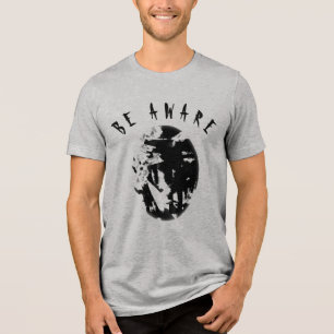 T-shirt En Tri-matière Message humoristique noir et inspirant « Soyez vig