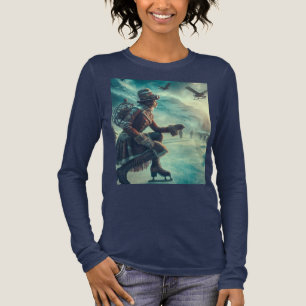 T-shirt En Tri-matière Messager d'hiver Steampunk Victorian Fantasy