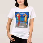 T-SHIRT EN TRI-MATIÈRE MEXIQUE (Recto)