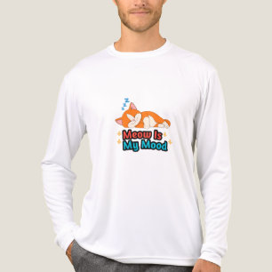 T-shirt En Tri-matière Miaou est mon humeur Chat Drôle