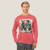 T-shirt En Tri-matière Mid Century Jazz Age Sextet (Recto complet)