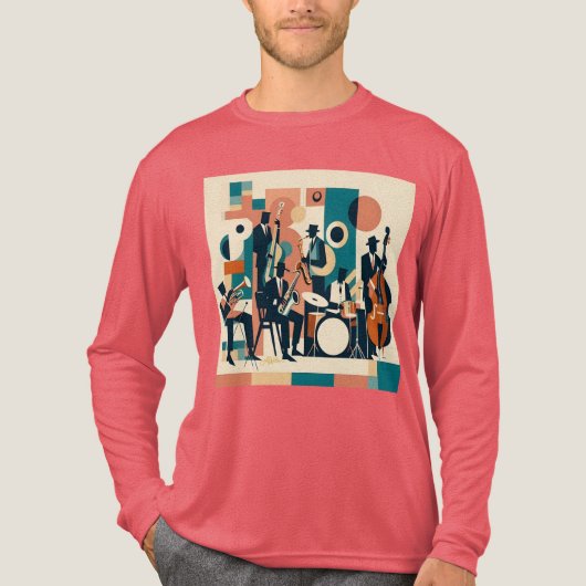 T-shirt En Tri-matière Mid Century Jazz Age Sextet (Recto)