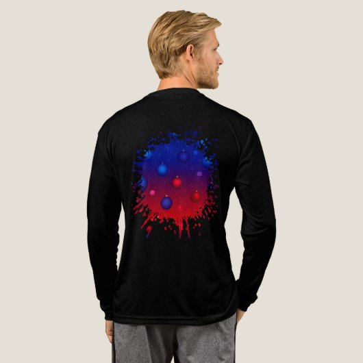 T-shirt En Tri-matière Midnight Spark and Tinsel Glow (Verso complet)