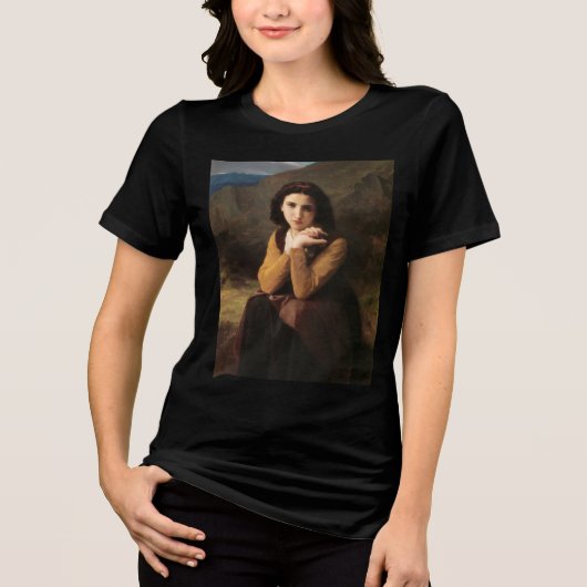 T-shirt En Tri-matière Mignon Innocence d'une adolescente, Bouguereau (Recto)