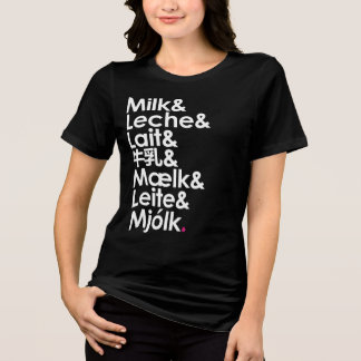 T-shirt En Tri-matière Milk Is Our Love Language