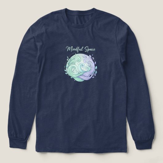 T-shirt En Tri-matière Mindful Space - Pastel Serenity Design (Motif devant)