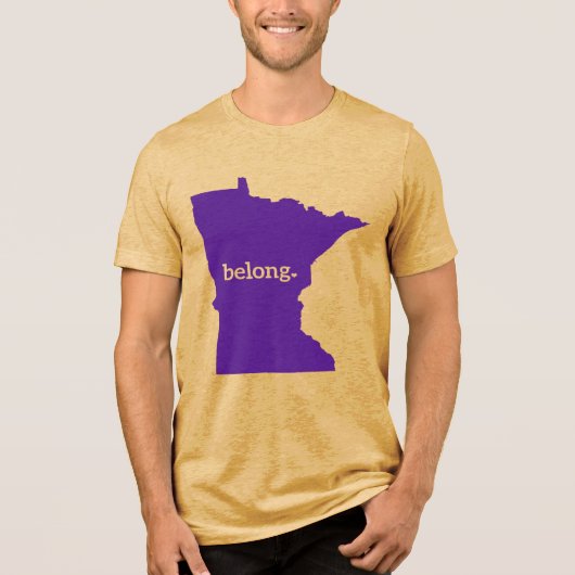 T-shirt En Tri-matière Minnesota State Belong State Pride (Recto)