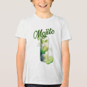 T-shirt En Tri-matière Minty Lemon Vibes (Recto)