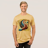 T-shirt En Tri-matière Mirage numérique - Tee d'impression Abstraite futu (Recto plein)