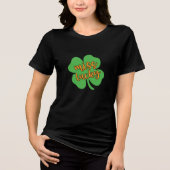 T-shirt En Tri-matière Miss Lucky St. Patrick's Day Green (Recto)