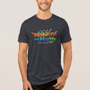 T-shirt En Tri-matière Mobiliser les Puissants – Force et Unité Audacieus